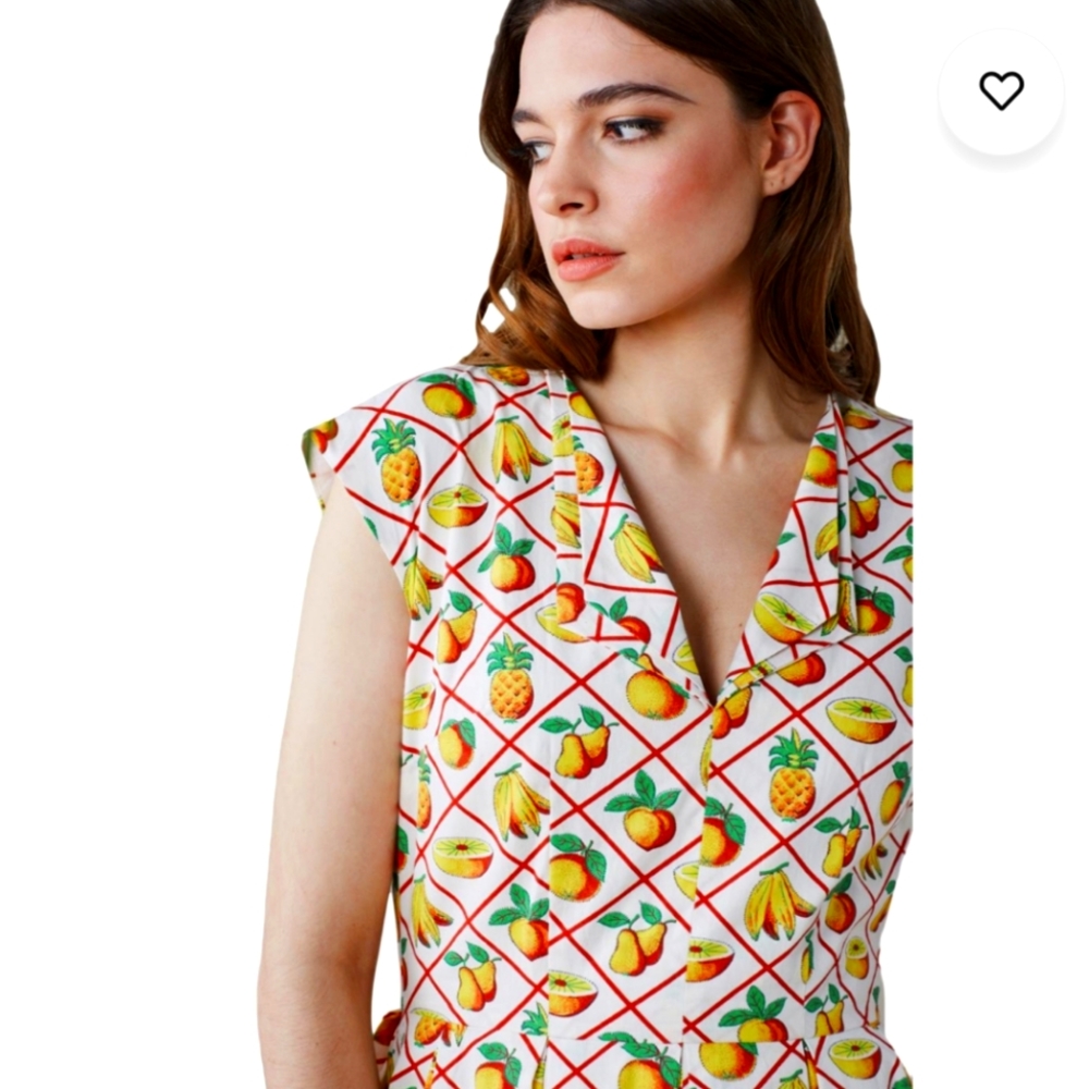 Emily and Fin Annie Fruit Salad Dress Size XL 16UK - Picture 3 of 4